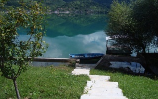 House on lake